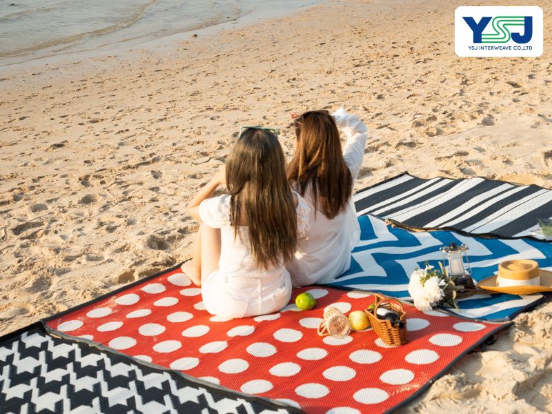 เสื่อปิกนิคริมหาดพับได้