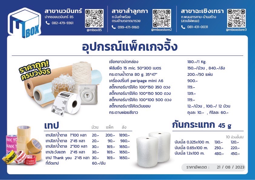 ราคาอุปกรณ์