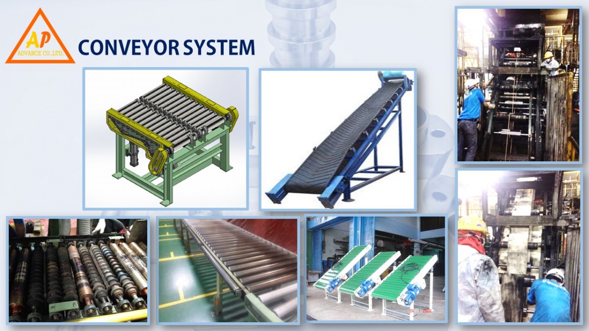 งานติดตั้งระบบลำเลียง