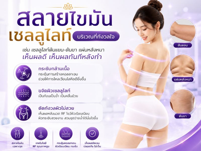 สลายไขมันเซลลูไลท์ สลายไขมันเซลลูไลท์