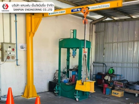 รับติดตั้งเครนแขนยื่น รับติดตั้งเครนแขนยื่น